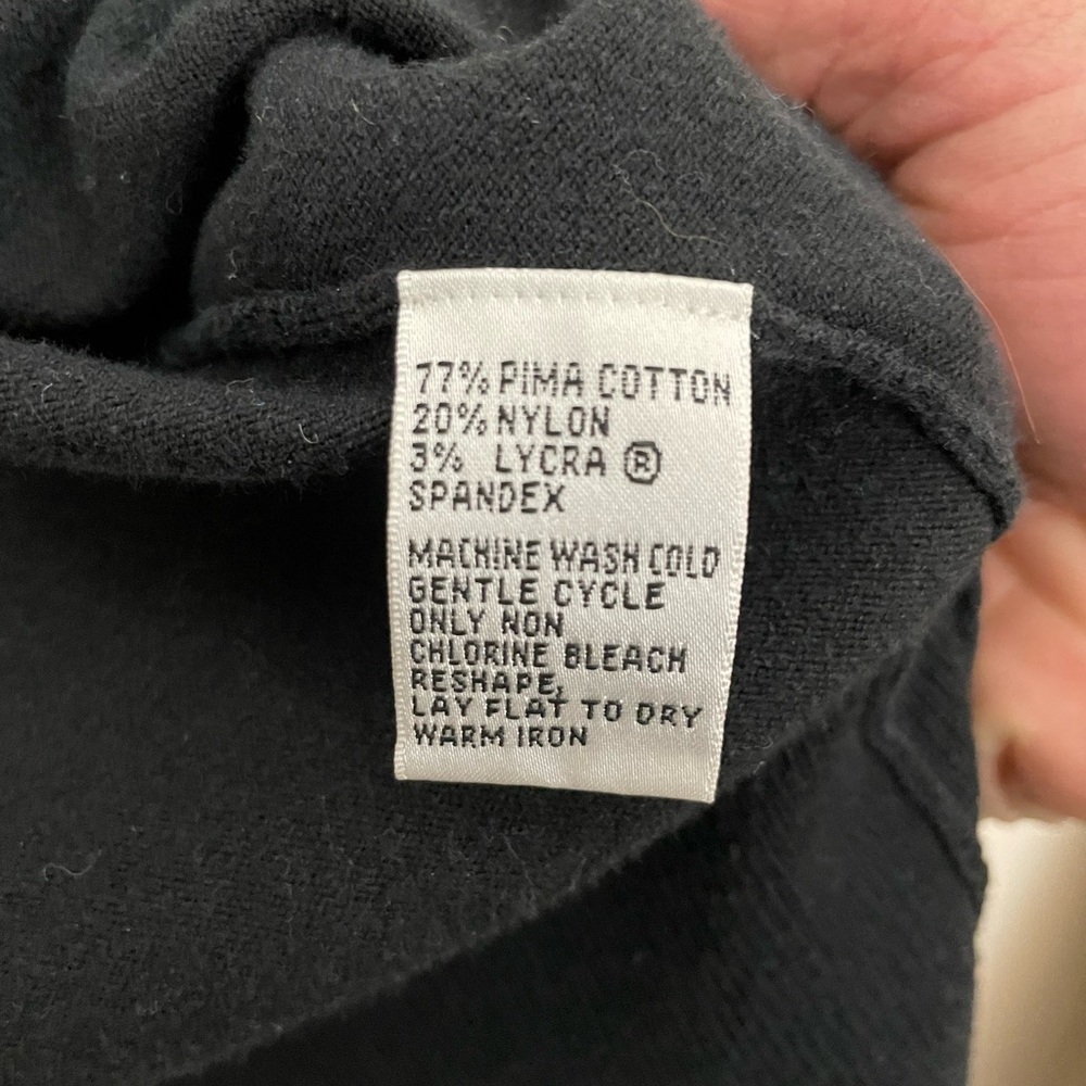 Talbots Black Knit Sweater - Picture 3 of 6